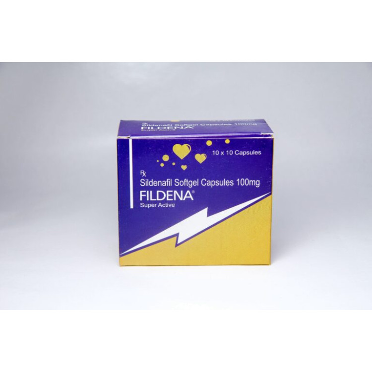 Виагра FILDENA SUPER ACTIVE (Силденафил 100 мг) 10 таб. Виагра FILDENA SUPER ACTIVE (Силденафил 100 мг) 10 таб.