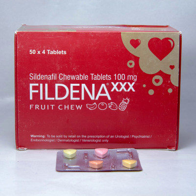 Віагра FILDENA XXX (Сілденафіл Жувальний 100 мг) 4 таб.