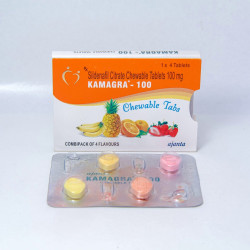 Віагра KAMAGRA CHEWABLE (Сілденафіл 100 мг) 4 таб. Віагра KAMAGRA CHEWABLE (Сілденафіл 100 мг) 4 таб.