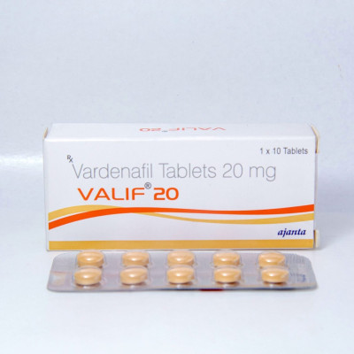 Левітра VALIF 20 (Варденафіл 20 мг) 10 таб