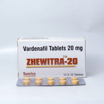 Левітра ZHEWITRA 20 (Варденафіл 20 мг) 10 таб.