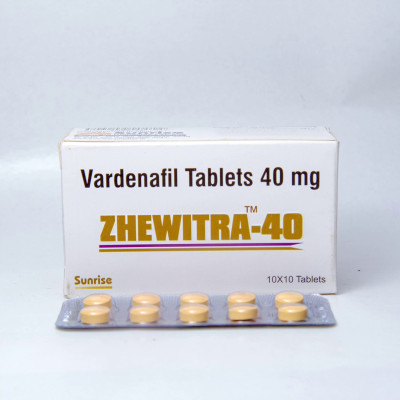 Левітра ZHEWITRA 40 (Варденафіл 40 мг) 10 таб.
