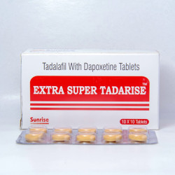 Пролонгатор EXTRA SUPER TADARISE (Тадалафіл 40 мг + Дапоксетин 60 мг) 10 таб.