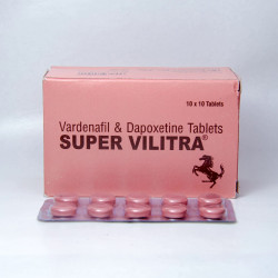 Пролонгатор SUPER VILITRA (Варденафіл 20 мг + Дапоксетин 60 мг) 10 таб. Пролонгатор SUPER VILITRA (Варденафіл 20 мг + Дапоксетин 60 мг) 10 таб.