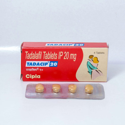 Сіаліс TADACIP 20 (Тадалафіл 20 мг) 4 таб.