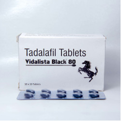 Сіаліс VIDALISTA 80 Black (Тадалафіл 80 мг) 10 таб.