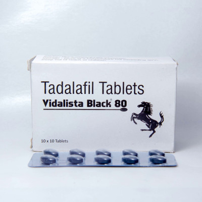 Сіаліс VIDALISTA 80 Black (Тадалафіл 80 мг) 10 таб.
